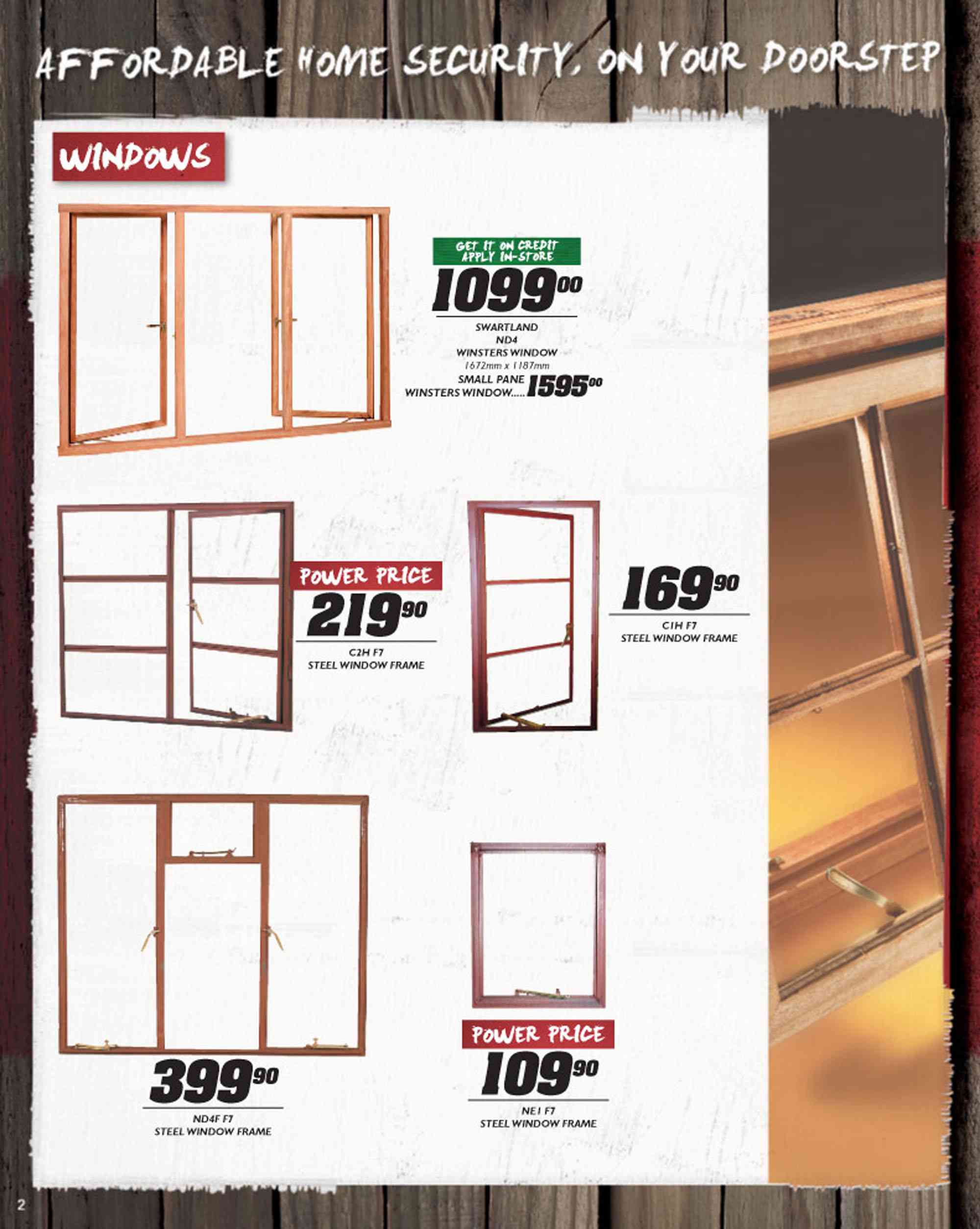 Special ND4F F7Steel Window Frame — www.guzzle.co.za
