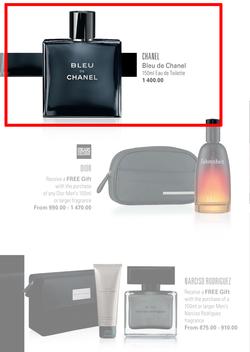 chanel perfume price edgars