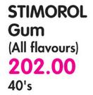 Stimorol Gum(All Flavours)-40's