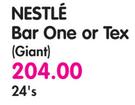 Nestle Bar One Or Tex(Giant)-24's