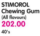 Stimorol Chewing Gum(All Flavours)-40's