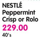 Nestle Peppermint Crisp Or Rolo-40's