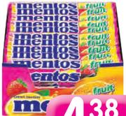 Mentos Dragees Sweets(All Flavours)-Each