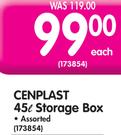 Cenplast 45L Storage Box-Each