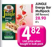 Jungle Energy Bar Multipack (All Flavours)-6's