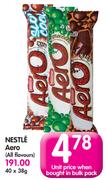 Nestle Aero (All Flavours)-40 x 38g