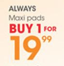 Always Maxi Pads-1's