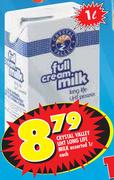 Crystal Valley UHT Long Life Milk-1Ltr