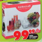 Karma 15 Piece Entertainment Drink Set
