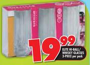 Elite 3 Piece Hi Ball/Whisky Glasses Pack