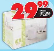 Finesse 4 Piece Coffee Mug Set