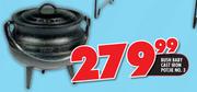 Bush Baby Cast iron Potjie No 3
