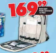 Bush Baby 16 Piece Picnic Rucksack