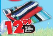 Katoen Handdoek 30x50cm