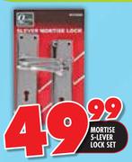 Mortise 5 Lever Lock Set