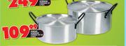 Diamond 4 Piece Aluminium Catering Pot Set