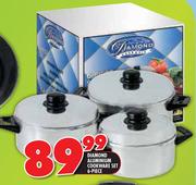 Diamond 6 Piece Aluminium Cookware Set