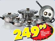 Value Vlekvrye 12 Stuk Staal Kookwarstel