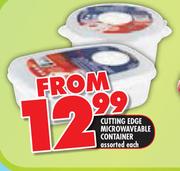 Cutting Edge Microwaveable Container Assorted-Each