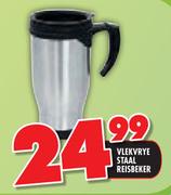 Vlekvrye Staal Reisbeker