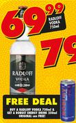 Radloff Vodka-750ml