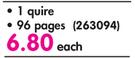 Aro A4 Hard Cover Counter Book 96 Pages 1 Quire