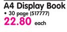 Flip File A4 Display Book 30 Page