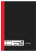 Croxley A4 Hard Cover Counter Book 288 Pages 3 Quire-Per 2 Pack