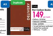 Croxley Pen Carbon Books-Per 5 Pack