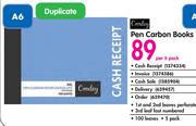 Croxley Pen Carbon Books-Per 5 Pack