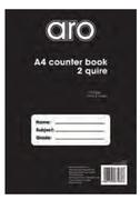 Aro A4 Hard Cover Counter Book 96 Pages 1 Quire