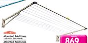 Retractaline Mounted Fold Line-10 Lines x 22m