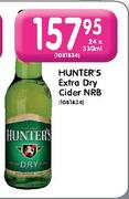 Hunter's Extra Dry Cider NRB-24 x 330ml