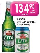 Castle Lite Can Or NRB-24 x 340ml