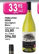 Porcupine Ridge Sauvignon Blanc-12 x 750ml
