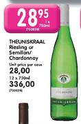 Theuniskraal Riesling Or Semillon/Chardonnay-1 x 750ml