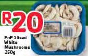 Pnp Sliced White Mushrooms-250g