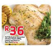 Pnp Marinated Uncooked Chicken Flattie(BBQ Lemon And Herb Or Peri-Peri)-Per kg