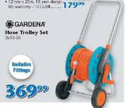 Gardenia Hose Trolley Set Including Fittings