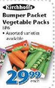 Kirchhoffs Bumper Packet Vegetable Packs-Each