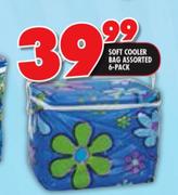 Soft Cooler Bag Assorted-6 Pack