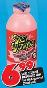 Steri Stumpie Flavoured Low Fat Milk Assorted-350ml Each