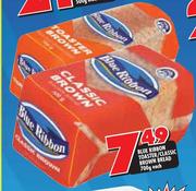 Blue Ribbon Toaster/Classic Brown Bread-700g Each