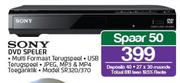 Sony DVD Speler-SR320/370