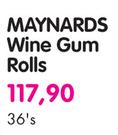 Maynards Wine Gum Rolls-36's