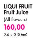 Liqui-Fruit Fruit Juice(All Flavours)-24 x 330ml