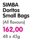 Simba Doritos Small Bags(All Flavours)-48 x 45gm