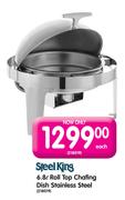 Steel King 6.8Ltr Roll Top Chafing Dish Stainless Steel