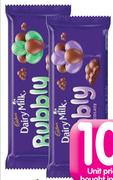 Cadbury Bubbly Slab(All Flavours)-24 x 87gm