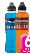 Powerade Energy Drink(All Flavours)-6 x 500ml